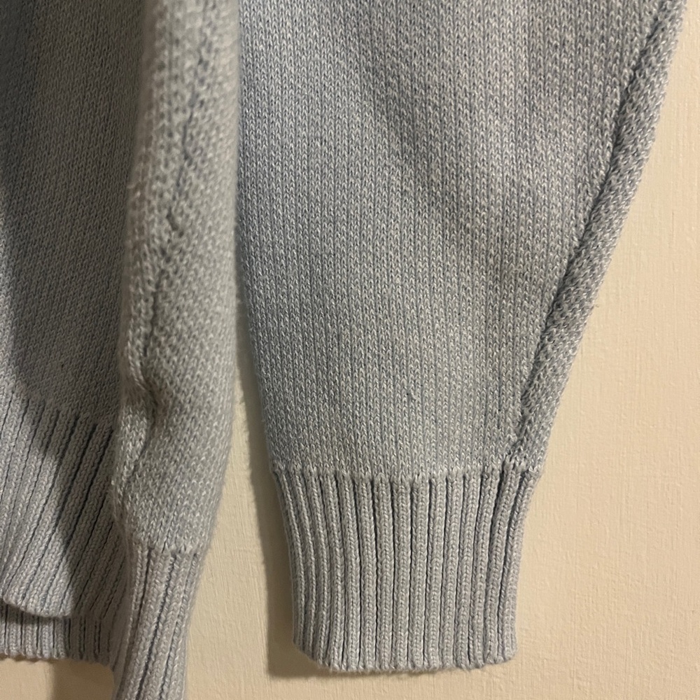 1989 Stella Tweed Light Blue Crewneck Sweater - Picture 3 of 5
